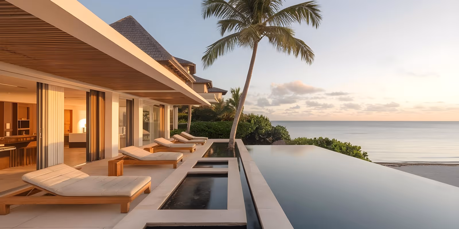 Luxury property with clear sea view
